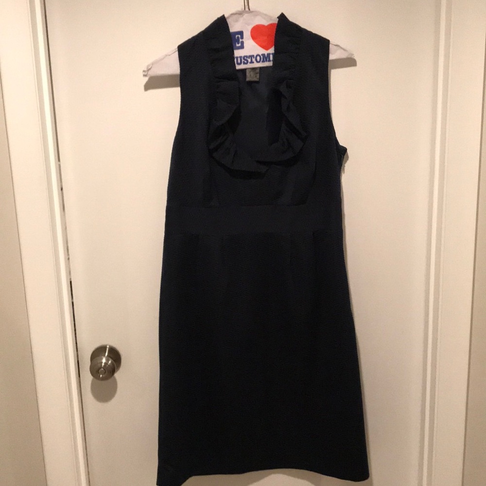 Ann Taylor navy day dress
